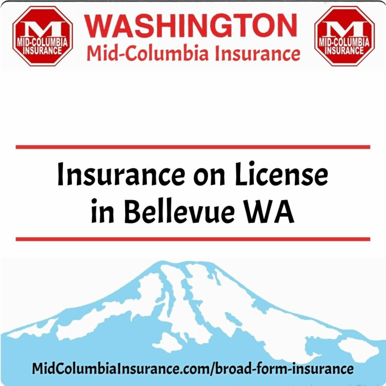 Insurance on License in Bellevue WA