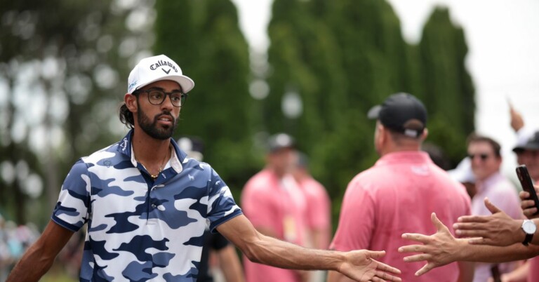 Rocket Mortgage Classic: Akshay Bhatia goes low with massive bogey free start