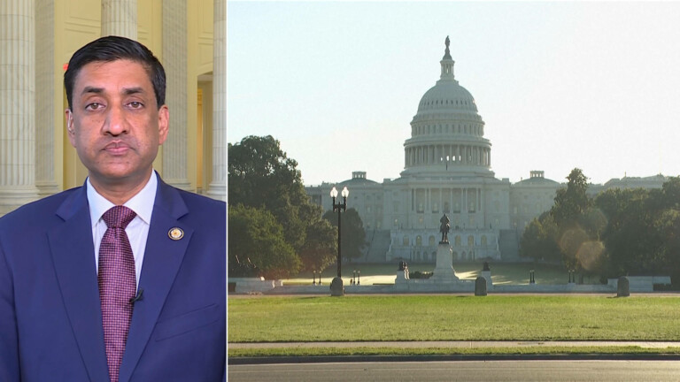 Rep. Ro Khanna: Republicans Could End Shutdown, Lower Healthcare Costs Today
