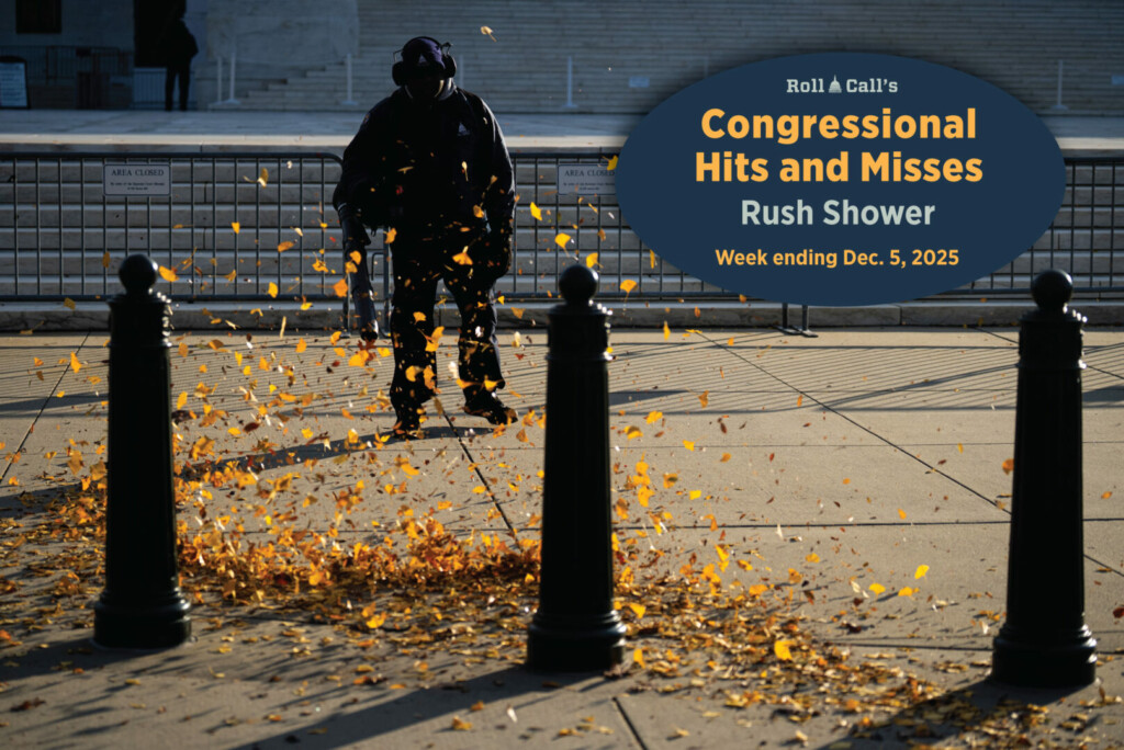 Rush shower — Congressional Hits and Misses