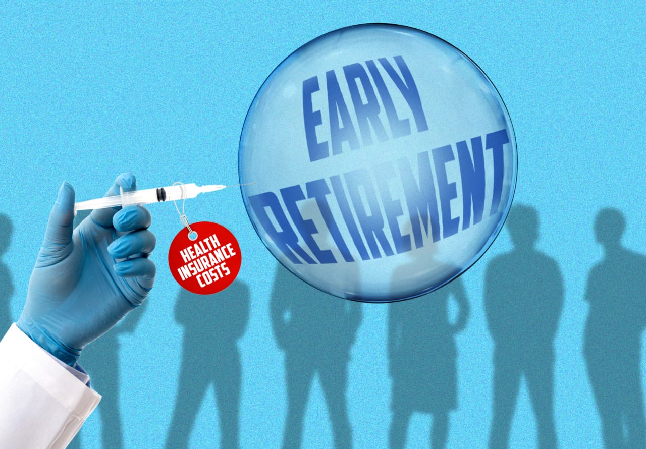 They raced to retire decades early — but soaring health-insurance costs are wrecking their plans