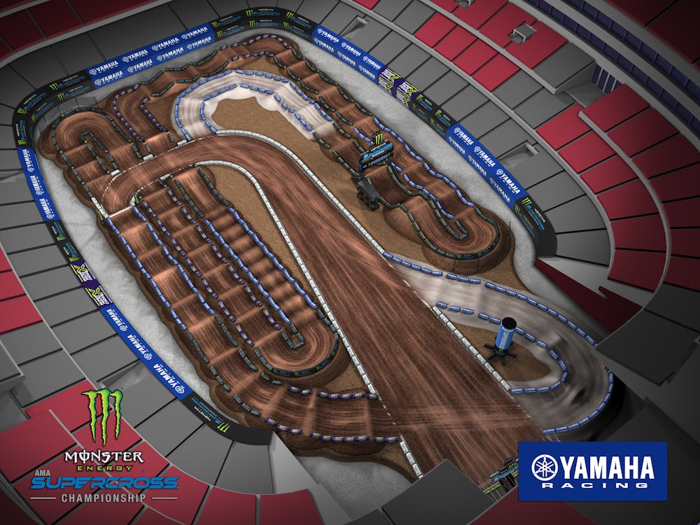 What Does the Glendale SX Supercross Layout Look Like? Watch Track Map Video
