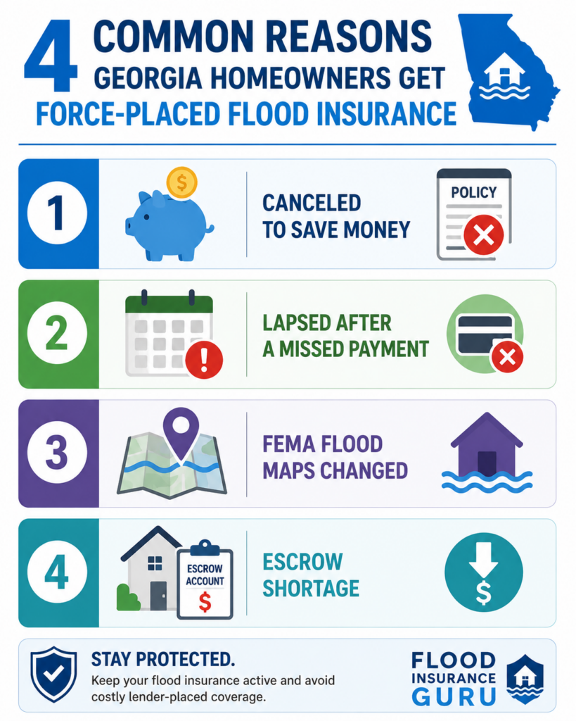 replace-force-placed-flood-insurance-in-georgia:-save-2-5x-more-and-how-to-replace-it