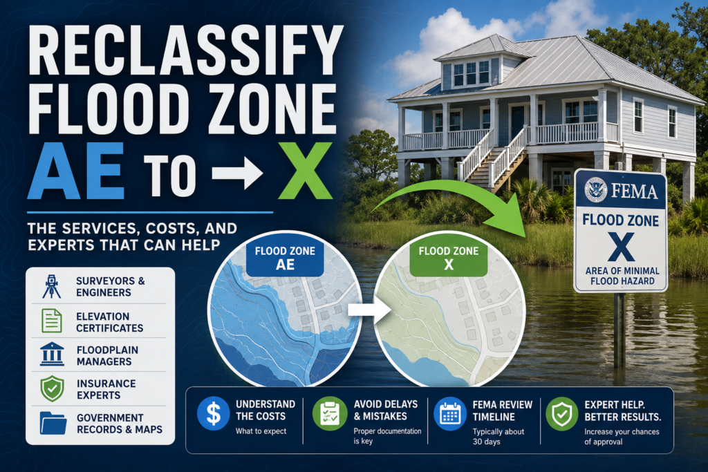 which-services-help-reclassify-flood-zone-ae-to-zone-x?